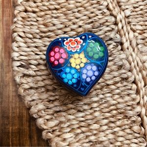 Artisan Heart Shaped Trinket Dish
